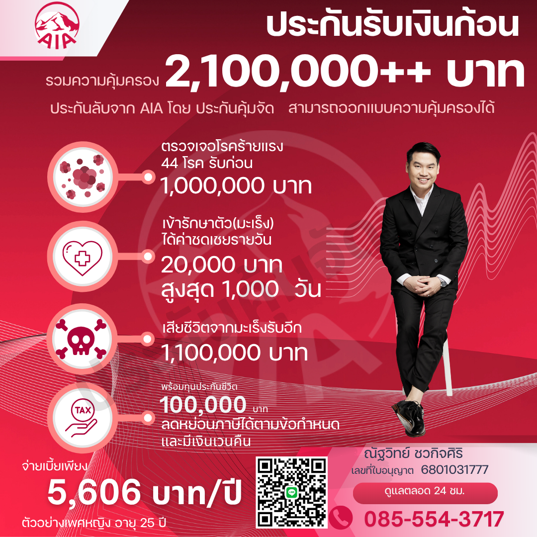 ประกันรับเงินก้อน